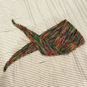 Hand knit scarf/wrap